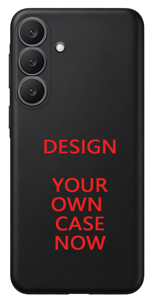 Black plastic phone case