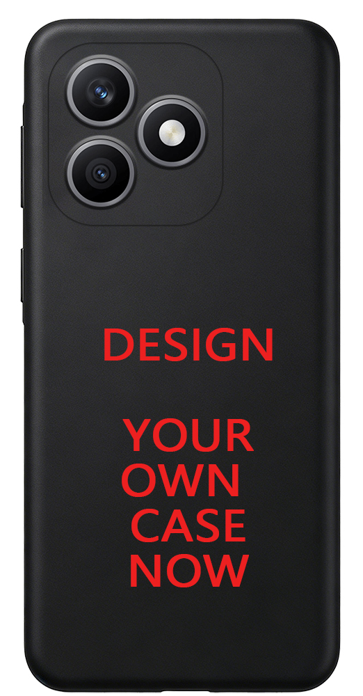 Black plastic phone case