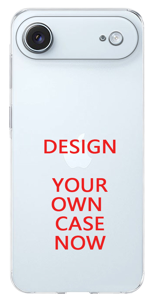 Transparent plastic phone case