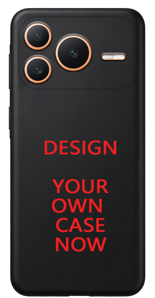 Black plastic phone case