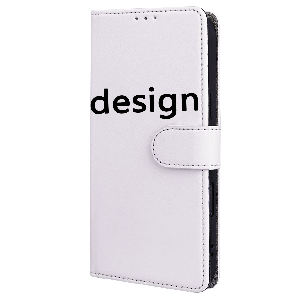 Buckle leather phone case