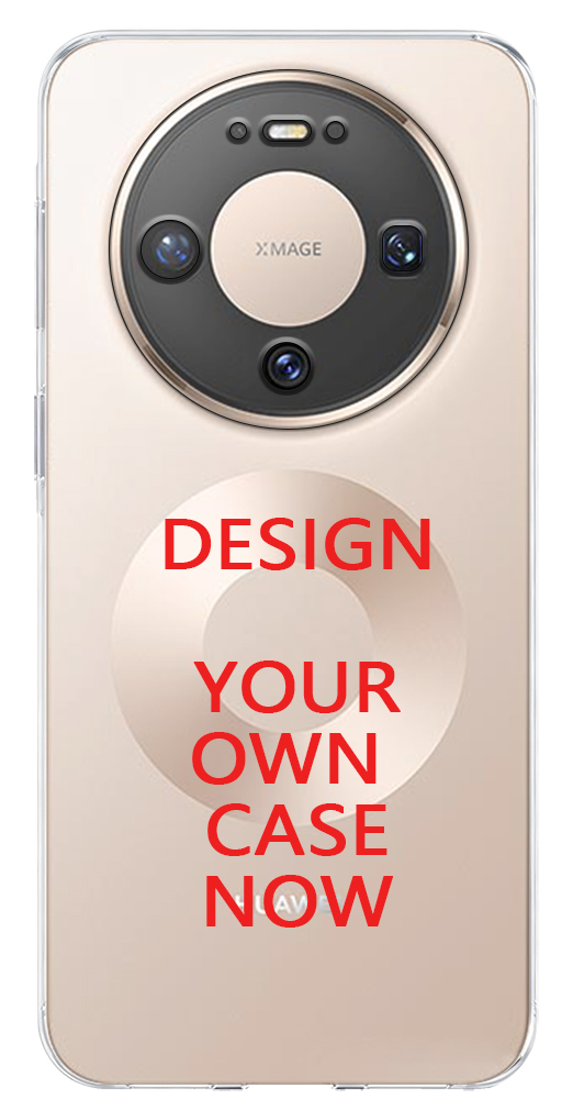 Transparent plastic phone case