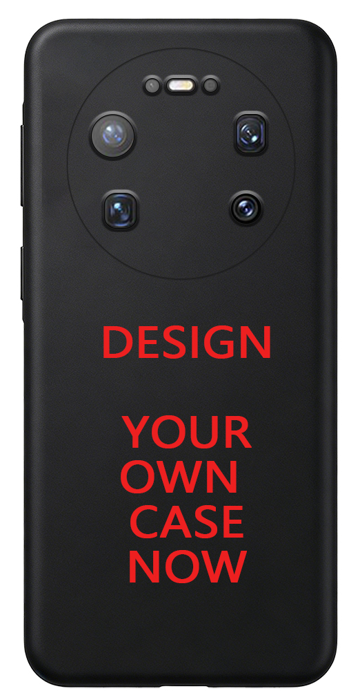 Black plastic phone case