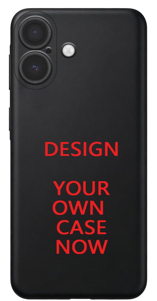 Black plastic phone case