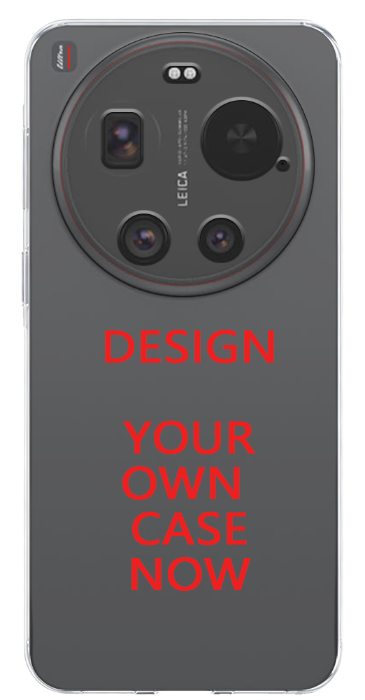 Transparent plastic phone case