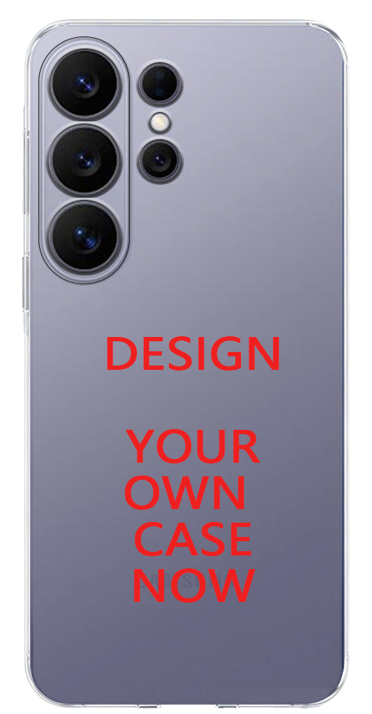 Transparent plastic phone case