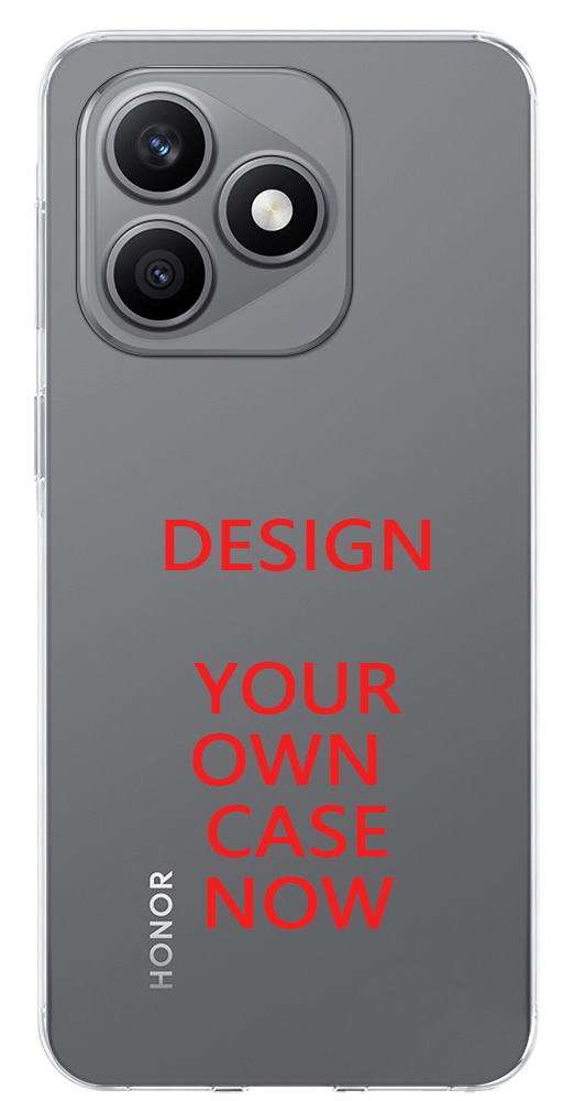 Transparent plastic phone case