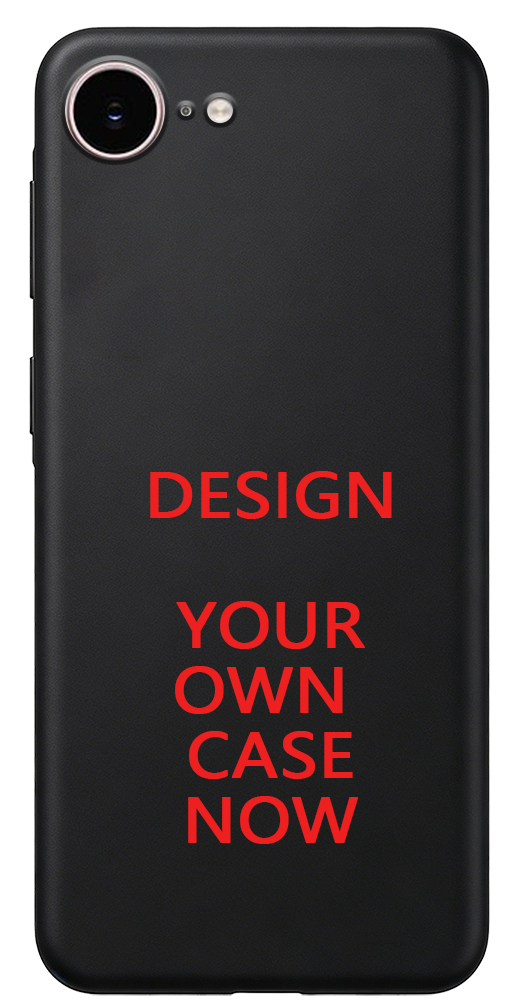 Black plastic phone case