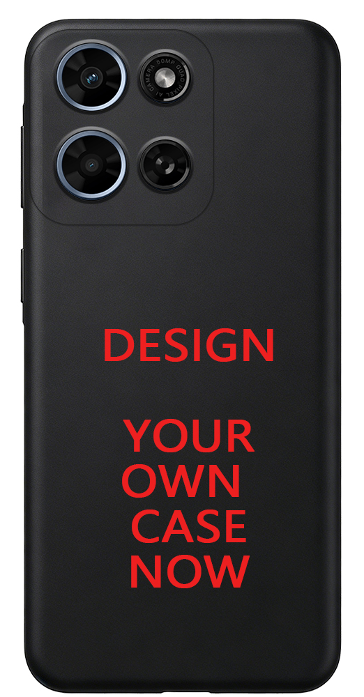 Black plastic phone case