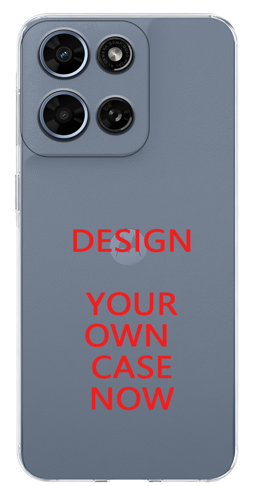 Transparent plastic phone case