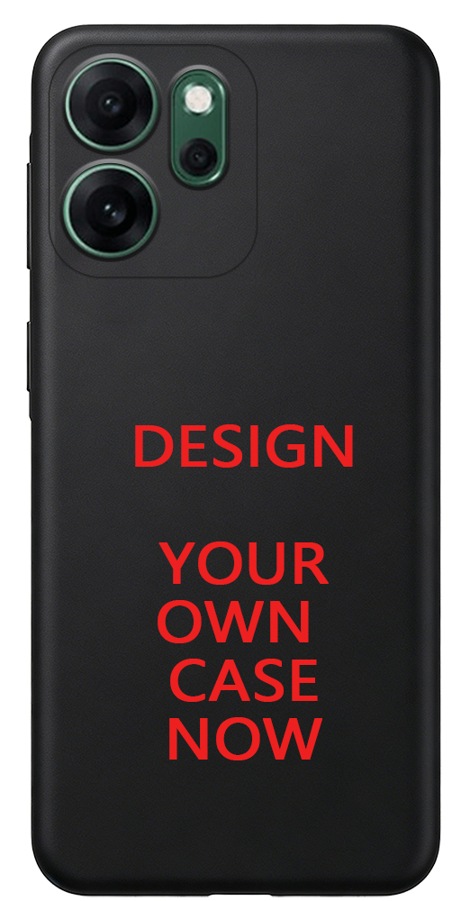 Black plastic phone case