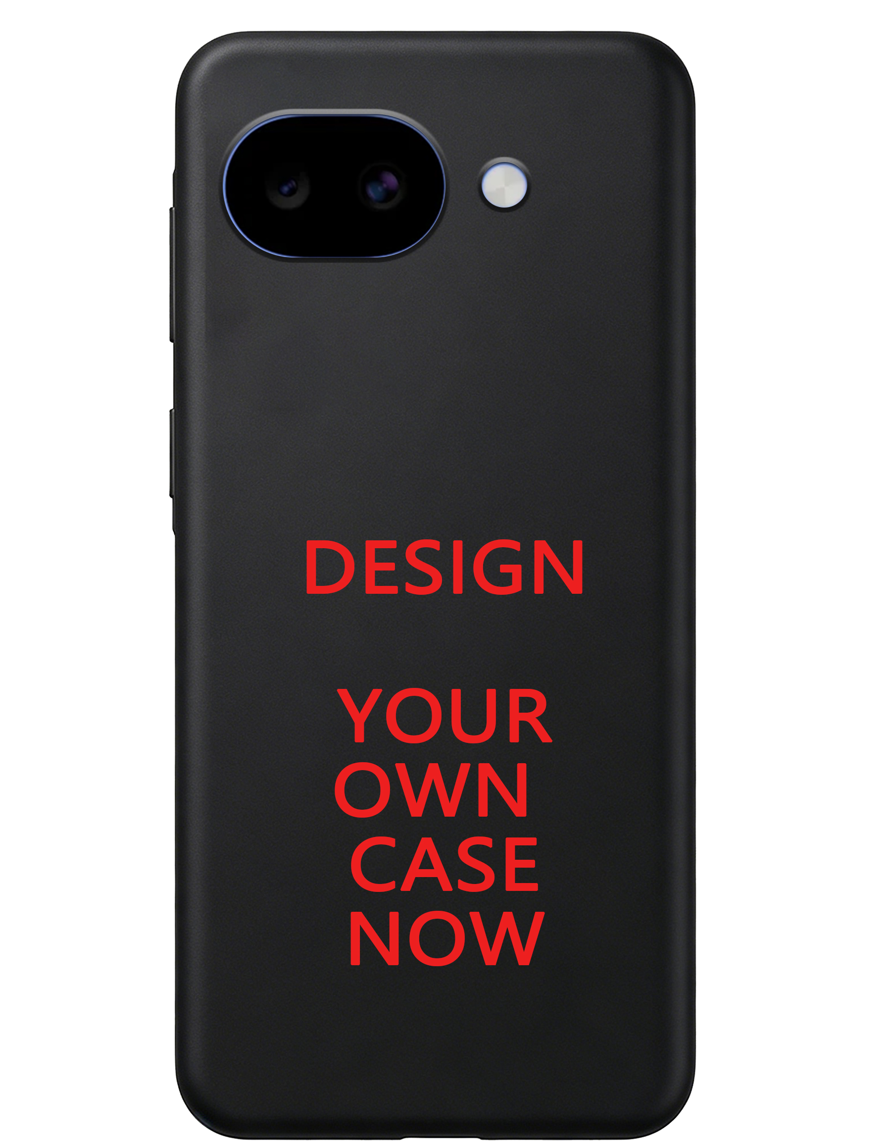 Black plastic phone case