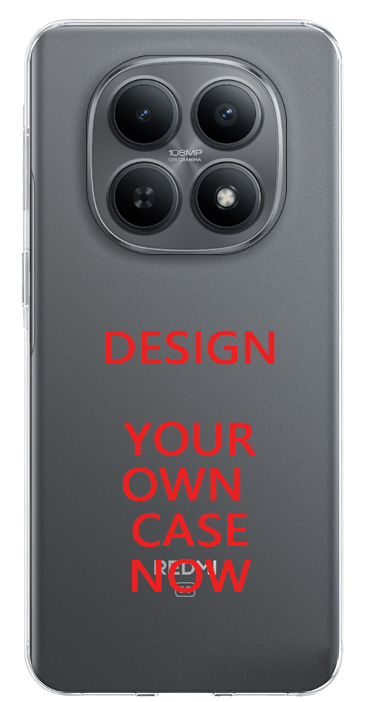 Transparent plastic phone case