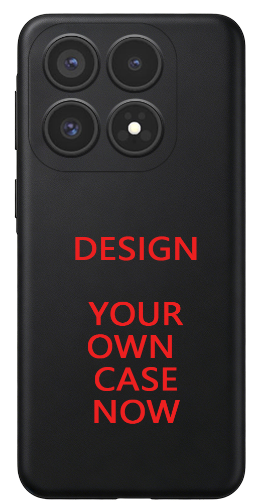 Black plastic phone case