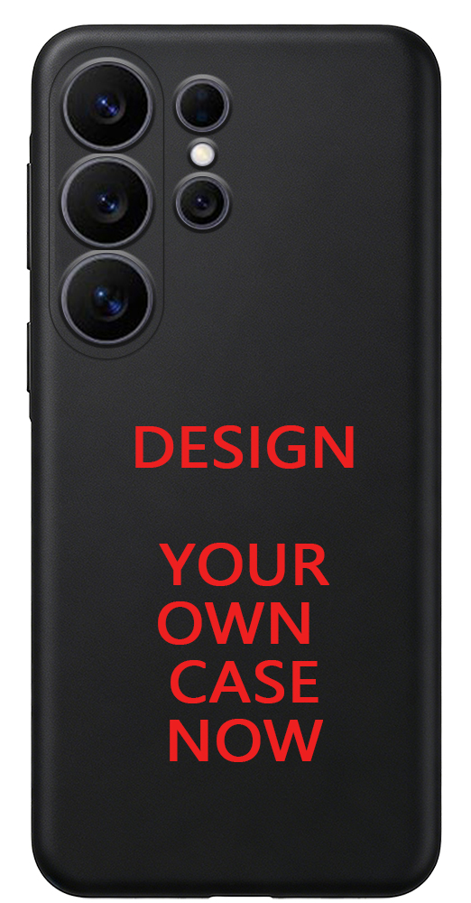 Black plastic phone case