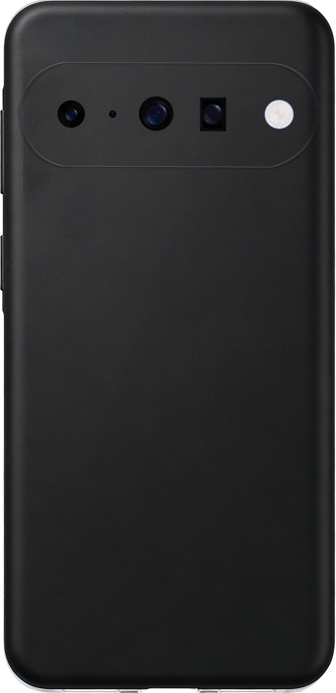 Black edged plastic phone case