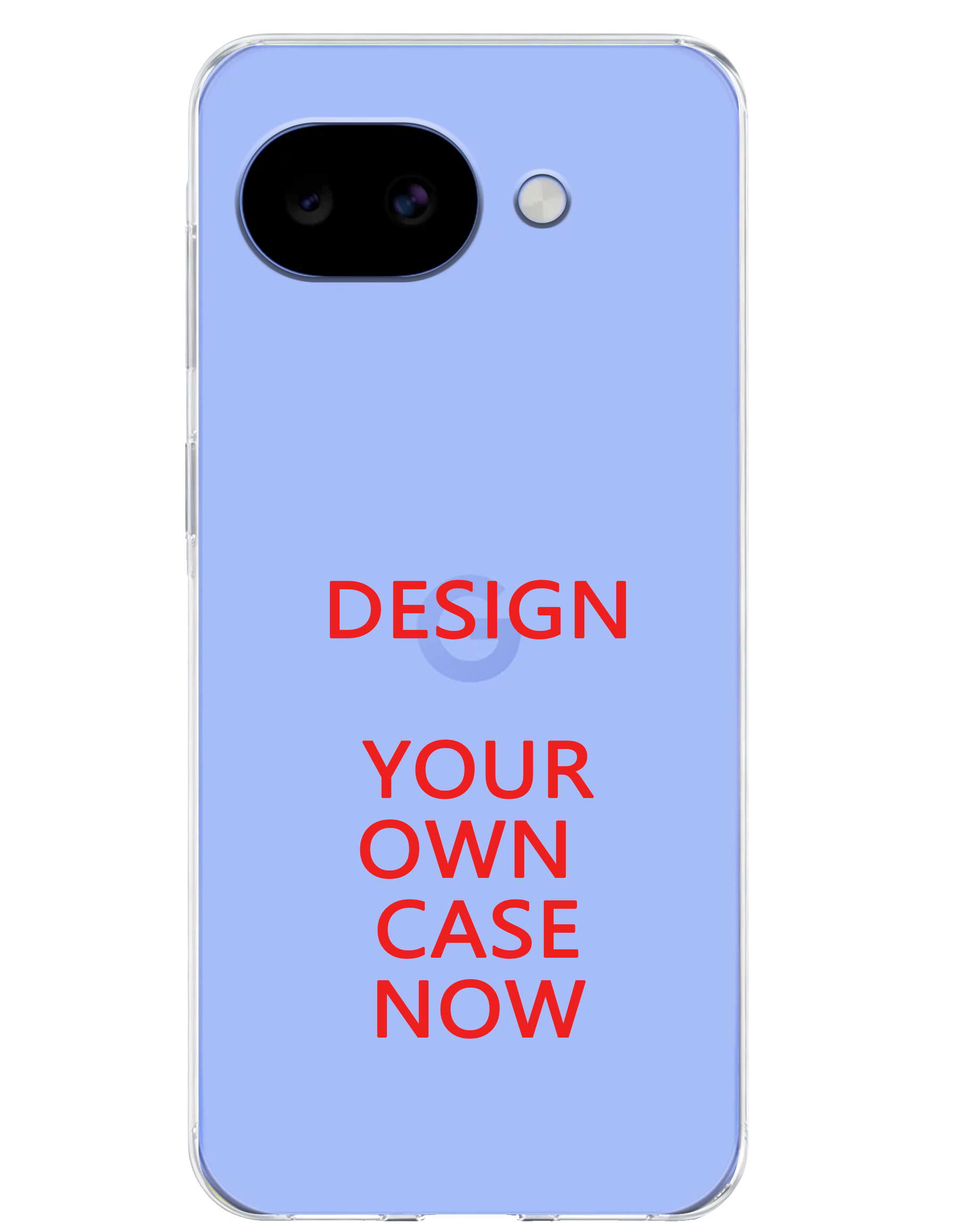 Transparent plastic phone case