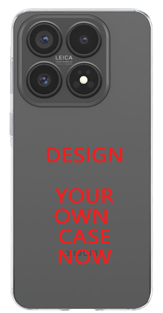 Transparent plastic phone case