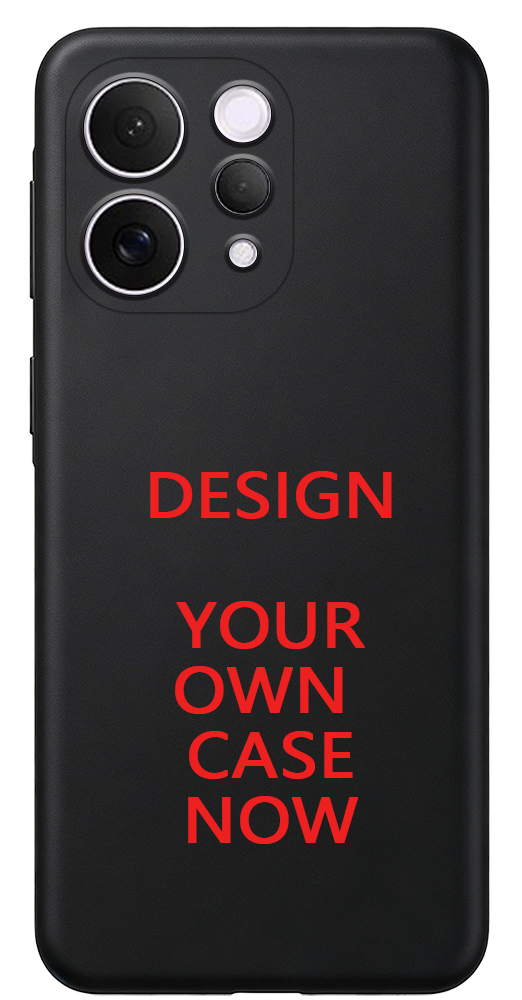 Black plastic phone case