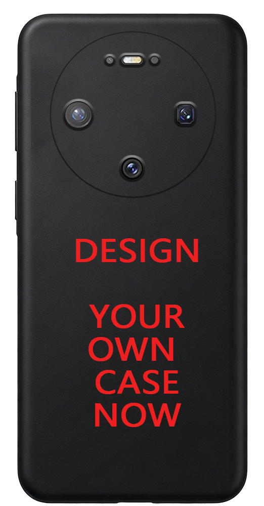 Black plastic phone case