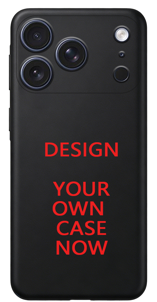 Black plastic phone case