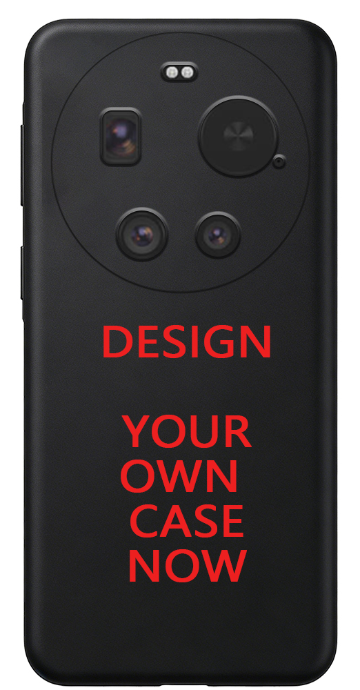 Black plastic phone case