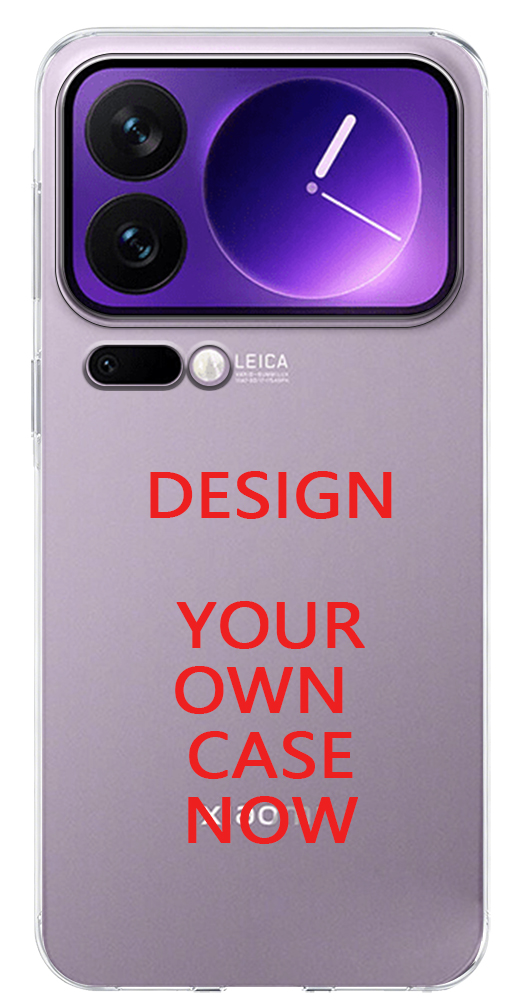Transparent plastic phone case