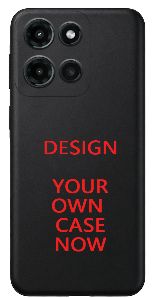 Black plastic phone case