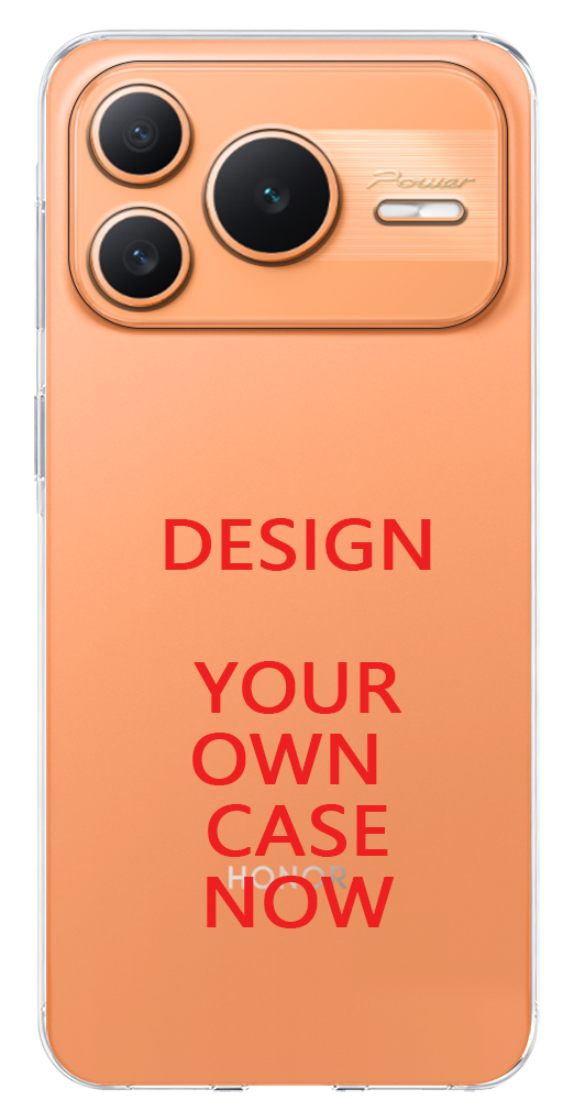 Transparent plastic phone case