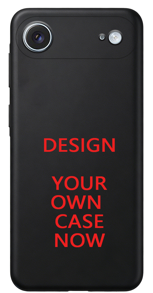 Black plastic phone case